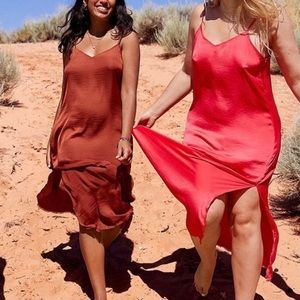 AERIE Satin Slip Dress NWOT